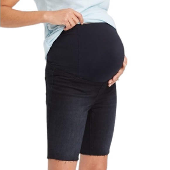 NWT Isabel Maternity Over Belly Bermuda Shorts - Picture 1 of 7